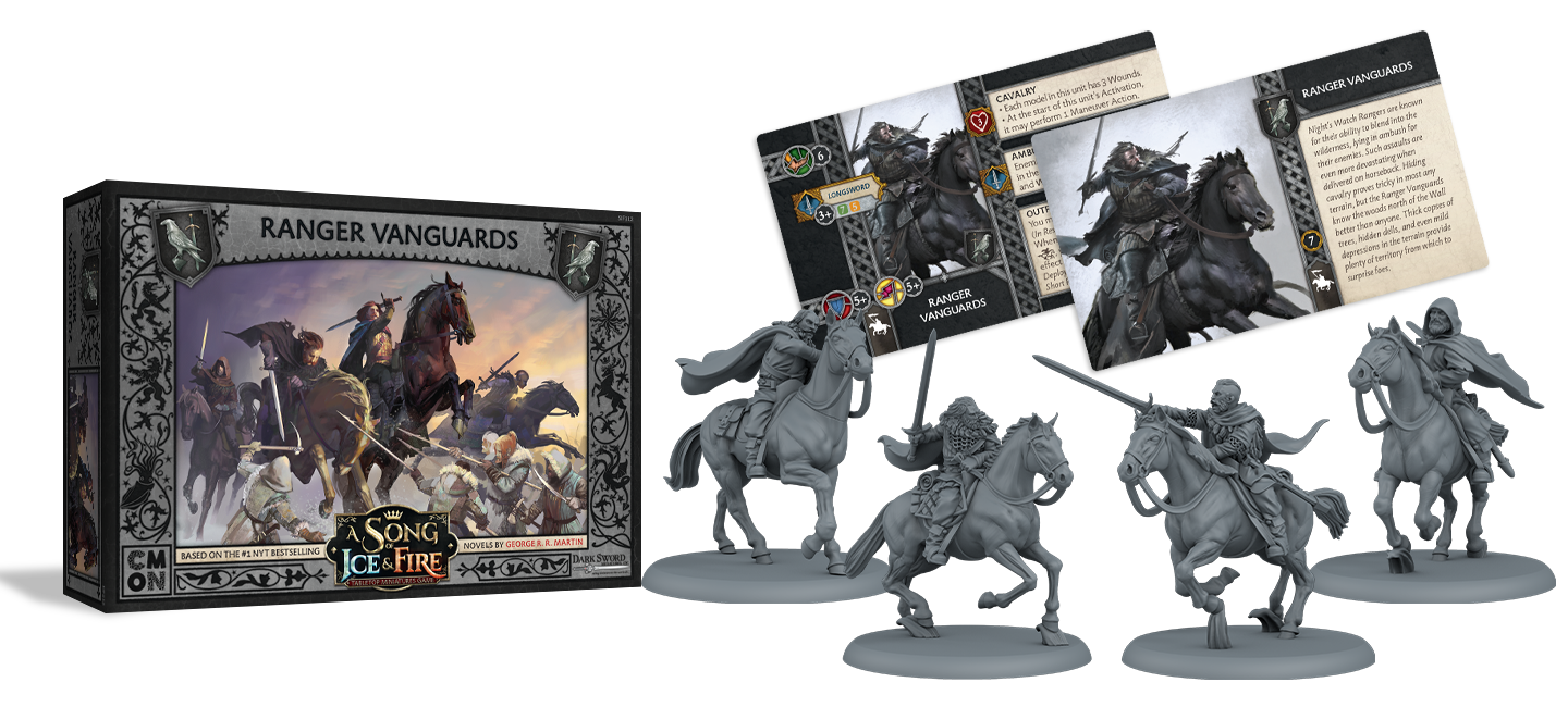 A Song of Ice and Fire : Tabletop Miniatures Game - Nights Watch Ranger Vanguards